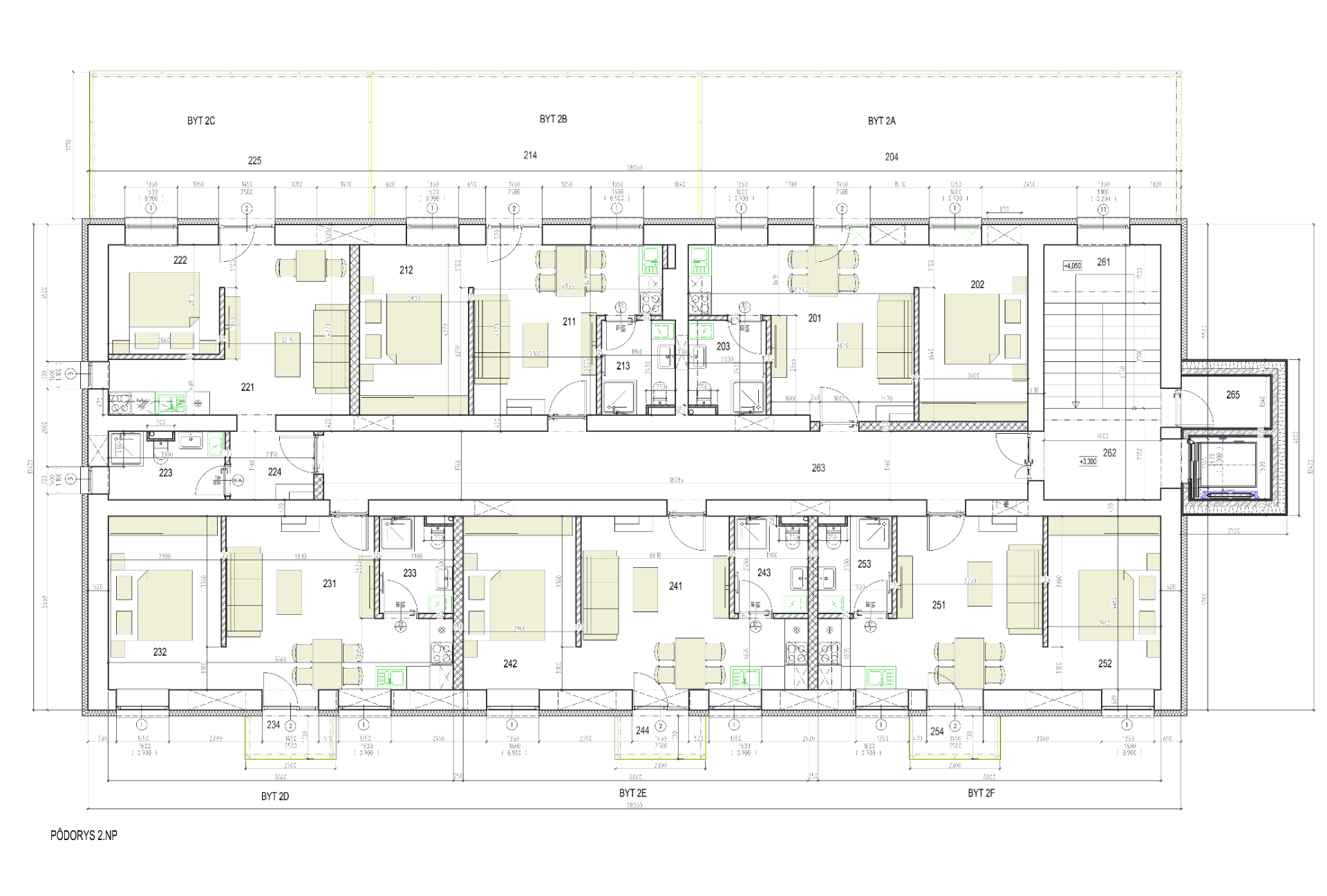 2. nadzemné podlažie